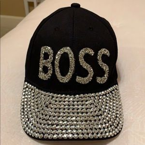 Rhinestone Studded BOSS Cap 💎💎💎